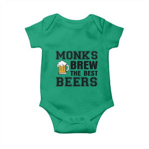 Monks Brew The Best Beers Baby Onesie Funny Craft Beer Brewer
