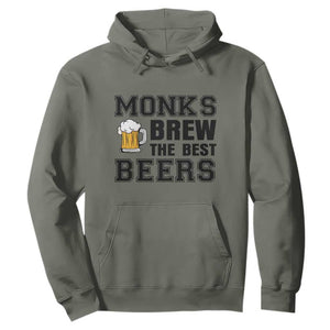 Monks Brew The Best Beers Hoodie Funny Craft Beer Brewer