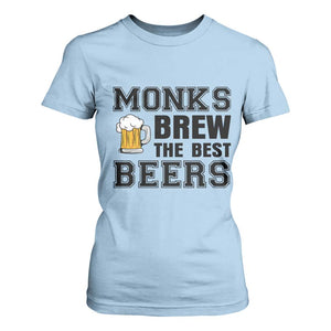Monks Brew The Best Beers T Shirt For Women Funny Craft Beer Brewer