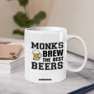 Monks Brew The Best Beers Coffee Mug Funny Craft Beer Brewer
