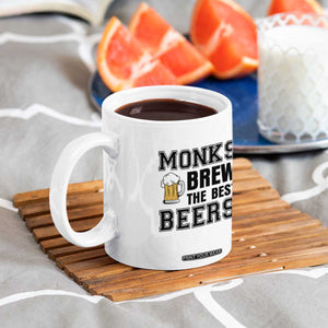 Monks Brew The Best Beers Coffee Mug Funny Craft Beer Brewer