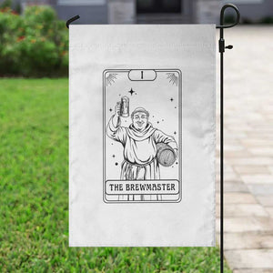 The Brewmaster Tarot Card Garden Flag Vintage Craft Beer Monk Brewery Art
