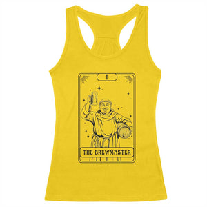 The Brewmaster Tarot Card Racerback Tank Top Vintage Craft Beer Monk Brewery Art