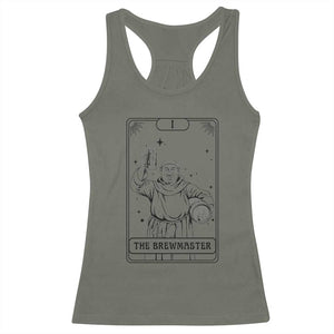 The Brewmaster Tarot Card Racerback Tank Top Vintage Craft Beer Monk Brewery Art