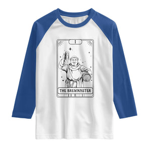 The Brewmaster Tarot Card Raglan Shirt Vintage Craft Beer Monk Brewery Art