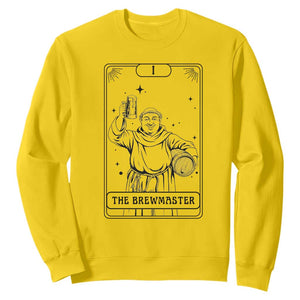 The Brewmaster Tarot Card Sweatshirt Vintage Craft Beer Monk Brewery Art