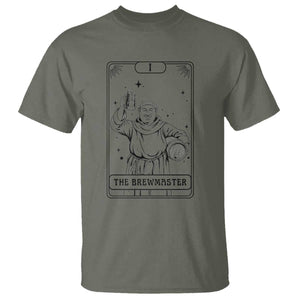 The Brewmaster Tarot Card T Shirt Vintage Craft Beer Monk Brewery Art