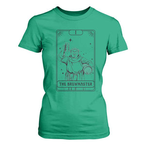 The Brewmaster Tarot Card T Shirt For Women Vintage Craft Beer Monk Brewery Art