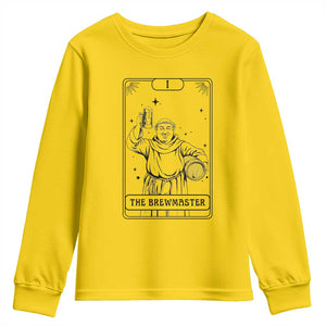 The Brewmaster Tarot Card Youth Sweatshirt Vintage Craft Beer Monk Brewery Art