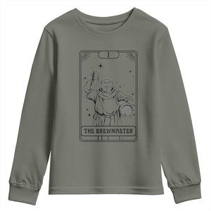 The Brewmaster Tarot Card Youth Sweatshirt Vintage Craft Beer Monk Brewery Art