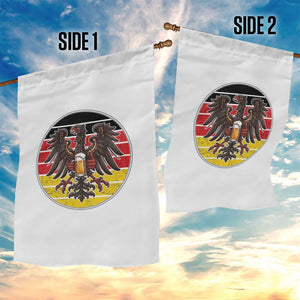 German Eagle Beer Lover Garden Flag Vintage Bavarian Oktoberfest Beer