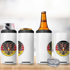 German Eagle Beer Lover 4 in 1 Can Cooler Tumbler Vintage Bavarian Oktoberfest Beer
