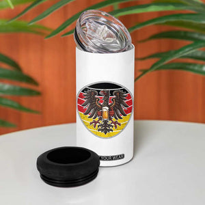 German Eagle Beer Lover 4 in 1 Can Cooler Tumbler Vintage Bavarian Oktoberfest Beer