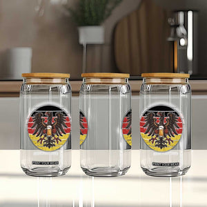 German Eagle Beer Lover Glass Can Vintage Bavarian Oktoberfest Beer