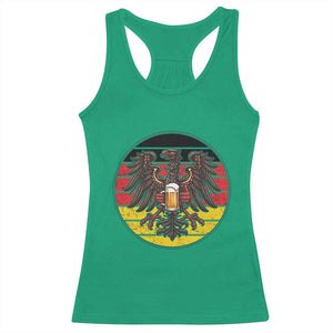 German Eagle Beer Lover Racerback Tank Top Vintage Bavarian Oktoberfest Beer