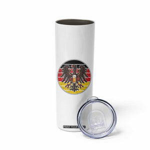 German Eagle Beer Lover Skinny Tumbler Vintage Bavarian Oktoberfest Beer