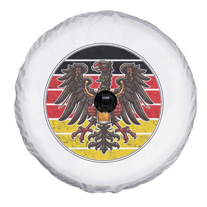 German Eagle Beer Lover Spare Tire Cover Vintage Bavarian Oktoberfest Beer
