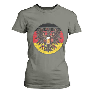 German Eagle Beer Lover T Shirt For Women Vintage Bavarian Oktoberfest Beer