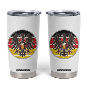 German Eagle Beer Lover Tumbler Cup Vintage Bavarian Oktoberfest Beer