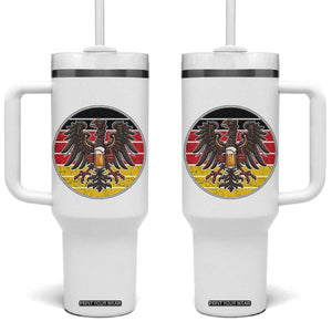 German Eagle Beer Lover Tumbler With Handle Vintage Bavarian Oktoberfest Beer