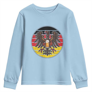 German Eagle Beer Lover Youth Sweatshirt Vintage Bavarian Oktoberfest Beer