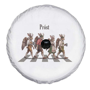 Funny Oktoberfest Wolpertinger Spare Tire Cover German Bavarian Beer Festival Heritage