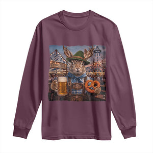 Prost Yall Wolpertinger Oktoberfest Bavarian Folklore Long Sleeve Shirt