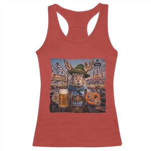 Prost Yall Wolpertinger Oktoberfest Bavarian Folklore Racerback Tank Top