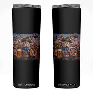 Prost Yall Wolpertinger Oktoberfest Bavarian Folklore Skinny Tumbler