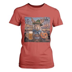Prost Yall Wolpertinger Oktoberfest Bavarian Folklore T Shirt For Women