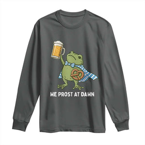 Funny Frog Oktoberfest Bavarian Beer Lover Long Sleeve Shirt We Prost At Dawn