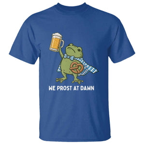 Funny Frog Oktoberfest Bavarian Beer Lover T Shirt We Prost At Dawn