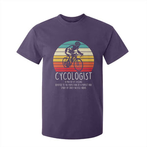Cycologist Definition T Shirt For Kid Vintage Bicycle Rider Cycling Gift