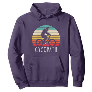 Cycopath Bigfoot Riding Bike Hoodie Funny Bigfoot Cyclist Bicycle Gift