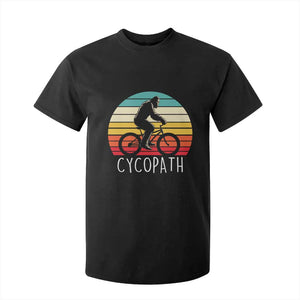 Cycopath Bigfoot Riding Bike T Shirt For Kid Funny Bigfoot Cyclist Bicycle Gift