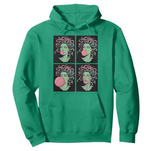 Funny Medusa Blowing Bubble Gum Hoodie Greek Mythology Pop Art Gift