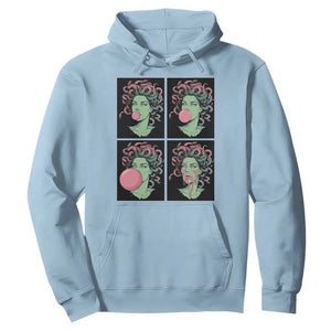 Funny Medusa Blowing Bubble Gum Hoodie Greek Mythology Pop Art Gift