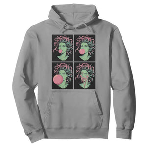 Funny Medusa Blowing Bubble Gum Hoodie Greek Mythology Pop Art Gift