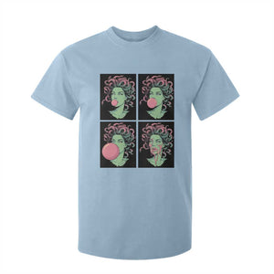 Funny Medusa Blowing Bubble Gum T Shirt For Kid Greek Mythology Pop Art Gift