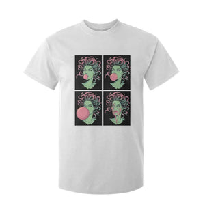 Funny Medusa Blowing Bubble Gum T Shirt For Kid Greek Mythology Pop Art Gift