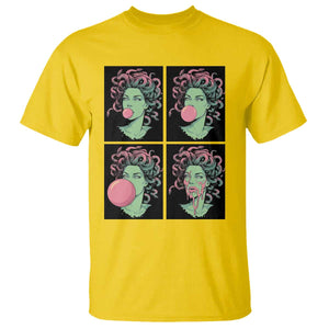 Funny Medusa Blowing Bubble Gum T Shirt Greek Mythology Pop Art Gift