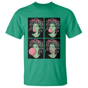 Funny Medusa Blowing Bubble Gum T Shirt Greek Mythology Pop Art Gift