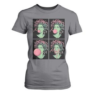 Funny Medusa Blowing Bubble Gum T Shirt For Women Greek Mythology Pop Art Gift