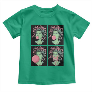 Funny Medusa Blowing Bubble Gum Toddler T Shirt Greek Mythology Pop Art Gift