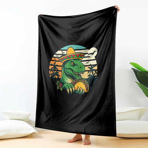 Funny Tacos Dinosaur Throw Blanket Mexican Food Lover Gift TS12 Print Your Wear