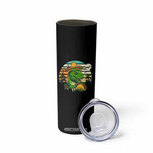 Funny Tacos Dinosaur Skinny Tumbler Mexican Food Lover Gift TS12 Print Your Wear