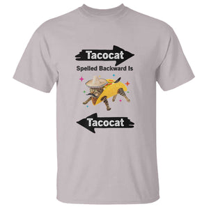 Funny Tacocat Spelled Backward Is Tacocat T Shirt Mexican Food Lover Gift TS12 Ice Gray Print Your Wear