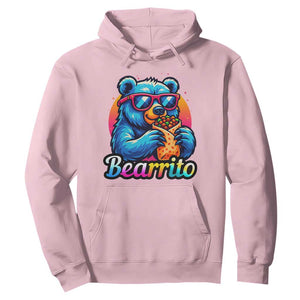 Mexican Food Lover Gift Hoodie Funny Bearrito TS12 Light Pink Print Your Wear