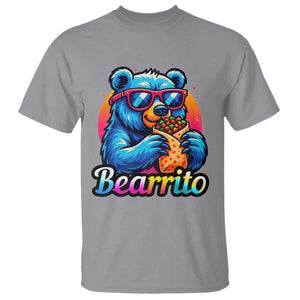 Mexican Food Lover Gift T Shirt Funny Bearrito TS12 Sport Gray Print Your Wear