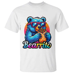 Mexican Food Lover Gift T Shirt Funny Bearrito TS12 White Print Your Wear